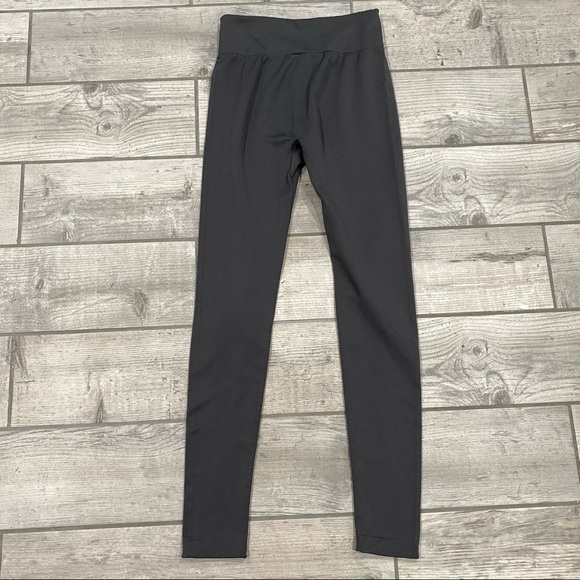 *Lowest possible price* | Dark Gray High Waisted New Mix Leggings - Picture 8 of 11